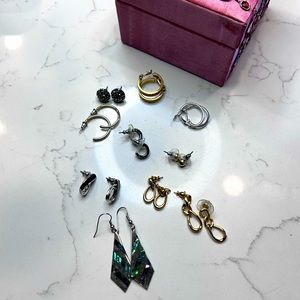 Collection of fashion jewelry with box